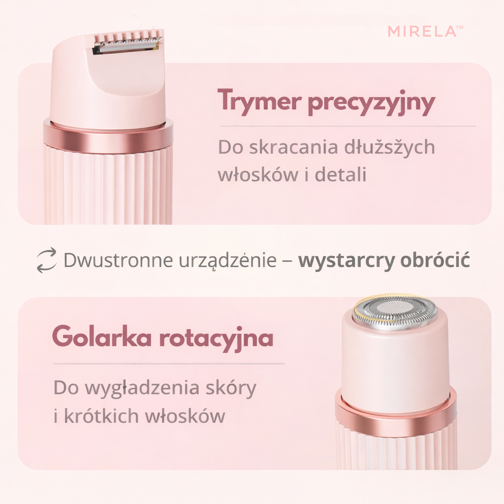 MIRELA™ 2w1 - golarka i trymer do ciała | Wysyłka z Polski